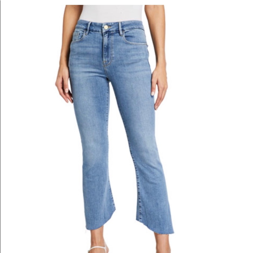 Frame Le  Crop mini boot jeans size 28